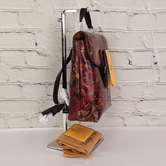 'PATRICIA NASH' 'VATONI'  BAG CONVERTIBLE LEATHER BACKPACK - Picture 2 of 16